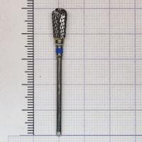 239190060 Фреза твс - груша - 060 синий насечка крестообразная стандарт, мет/сплавы, пластмасса, гип