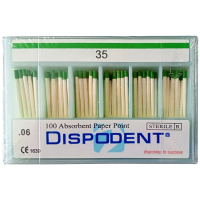 Штифты бумажные абсорбирующие 06 №35 (100 шт) Dispodent