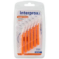 Ершики межзубные Interprox Plus Supermicro 0.9 мм оранжевые (6 шт) Dentaid