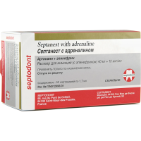 СЕПТАНЕСТ 1:100 000, 50карпул*1.7мл., Septodont (ТК=20уп)