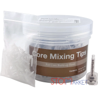 Канюли Core Mixing Tips (коричневые) - 50 штук, для Core Build-up Resin, Spident