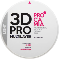 Циркониевый диск Procamia 3D PRO Multilayer LIGHT 98*25 C1