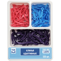 3.870 Клинья фиксирующие набор 120 шт (1.874 - 40 шт, 1.875 - 40 шт, 1.876 - 40 шт) ТОР ВМ