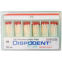 Штифты бумажные абсорбирующие 06 №25 (100 шт) Dispodent