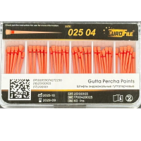 Штифты гуттаперчевые 04 №25 (60 шт) Eurofile