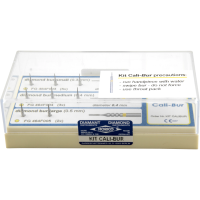 KIT CALI-BUR Набор алмазных боров FG - конус закругленный -003/004/ 005 желтый HORICO