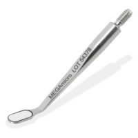 Микрозеркало стоматологическое MEGAmicro Rhodium, овальное 3 × 6 мм (1 шт) Hahnenkratt