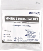 Насадки дополнительные TotalCem/DentoCore, 25шт. + 25шт., ITENA