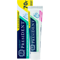 Крем для фиксации зубных протезов PresiDENT Garant, 70г., нейтральный вкус