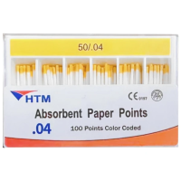 Штифты бумажные 04 №50 (100 шт) HTM Dent