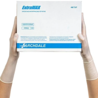 Перчатки хирургические латексные ExtraMAX р-р 9.0 (40 пар) ARCHDALE