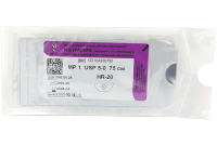 УЛЬТРАСОРБ - мононить из сополимера гликолида и капролактона, L=75см, USP 5/0, HR-20, "Линтекс"
