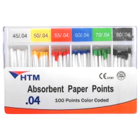 Штифты бумажные 04 №45-80 (100 шт) HTM Dent