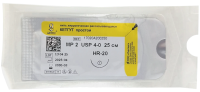 Кетгут (простой) - нить рассасывающаяся, L=25см., USP 4/0, HR-20, ООО "Линтекс"