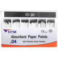 Штифты бумажные 04 №80 (100 шт) HTM Dent
