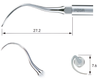 Насадка P25R-E пародонтологическая к скалерам Varios, с правосторонним изгибом (для EMS)