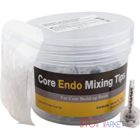 Канюли Core Endo Mixing Tips (коричневые) - 50 штук, для Core Build-up Resin, Spident