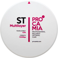 Циркониевый диск Procamia ST Multilayer 98*25 D3