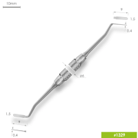 Малая двухсторонняя гладилка-пакер 1329 Fabri