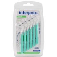 Ершики межзубные Interprox Plus Micro 1.1 мм зеленые (6 шт) Dentaid