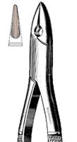 Щипцы зубные П  1 для удаления зубов верхней челюсти (192) Cornerstone