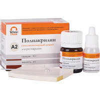 Полиакрилин-СИЦ для реставрации А2 (порошок 10 г + жидкость 8 г) ТехноДент
