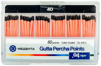 Гуттаперчевые штифты 04 №40 60шт/уп, (МЕТА)