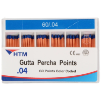 Гуттаперчевые штифты 04 №60 (60 шт) HTM Dent