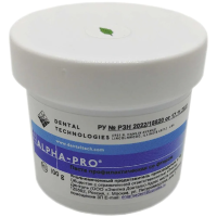 ALPHA-PRO паста 29 мкм полировочная (финиш) МЯТА (100 г) Dental Technologies
