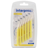Ершики межзубные Interprox Plus Mini 1.4 мм желтые (6 шт) Dentaid