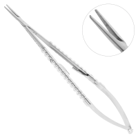 Иглодержатель хирургический прямой Micro-Nadelhalter 18 см 40-95D* HLW