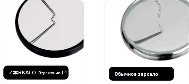 Коэффициент отражения в сравнении с обычными зеркалами.webp
