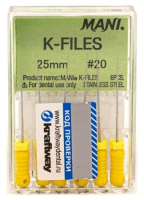 k-files 25 мм, №20, 6шт (mani)