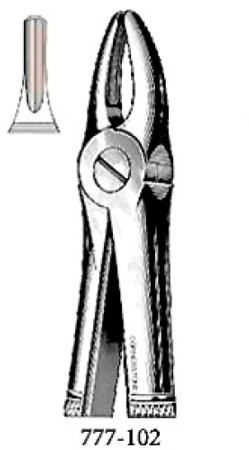 Щипцы зубные П 2 для удаления резцов и клыков верхней челюсти (102) Cornerstone