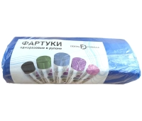 фартуки полиэтиленовые в рулоне 20 мкм, 60х76см, синие (200 шт) dental formula