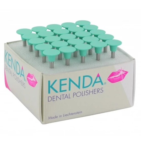 Набор полиров для композитов диск зеленый 909.M.025 (25 шт) KENDA