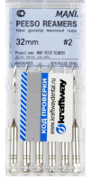 peeso reamers mani, 6шт, 32мм, №2