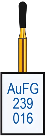 aufg239016 бор алмазный fg - грушевидный - 016 серый horico