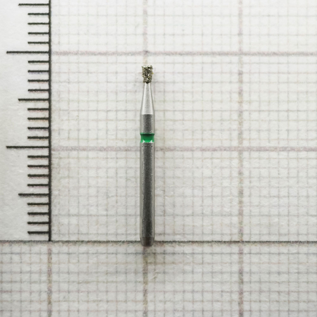 fg010g012 бор алмазный fg - обратный конус - 012 зеленый horico