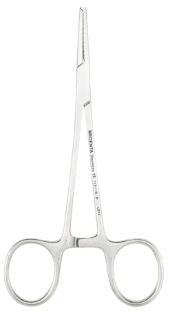 Зажим кровоостанавливающий прямой Micro halstead 12.5 см арт.113-116-P, MEDENTA