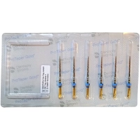 protaper gold - блистер/6шт., 25mm f3 - синие - машинные завершающие файлы (maillefer)