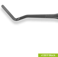 гладилка малая двухсторонняя удлиненная 1351f black fabri