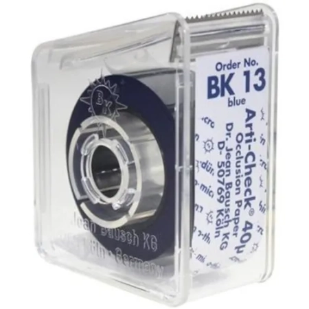 ВК 13 Артикуляционная роликовая бумага синяя, 40мкм., 16мм*15м., Bausch