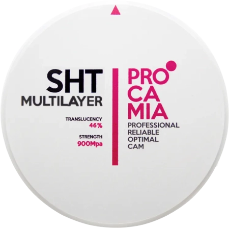 Циркониевый диск Procamia SHT Multilayer 98*25 D4