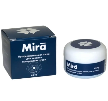 паста полировочная "kagayaki mira", без фтора, банка/45г   аналог - детартрина