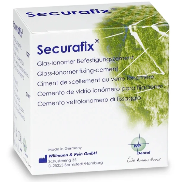 securafix / секурафикс - цемент для постоянной фиксации, сиц (24 г + 10 г) wp dental