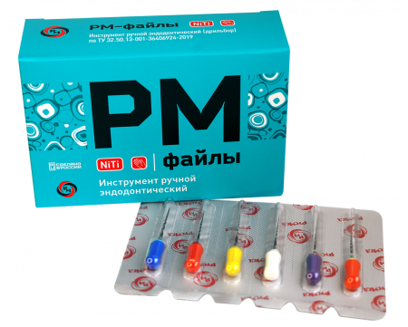 Ручные инструменты РМ-файлы 25 мм SX-F3, 6 шт, РусМед