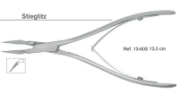 зажим для удаления костного фрагмента stieglitz 13,5 см 13-60s* hlw