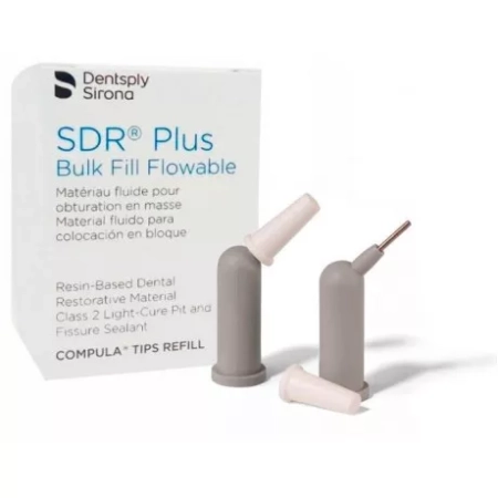 SDR PLUS Bulk Fill - текучий материал объемного внесения (15 компьюл по 0.25 г) Dentsply
