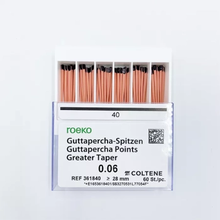 Гуттаперчевые штифты ROEKO 06.40
